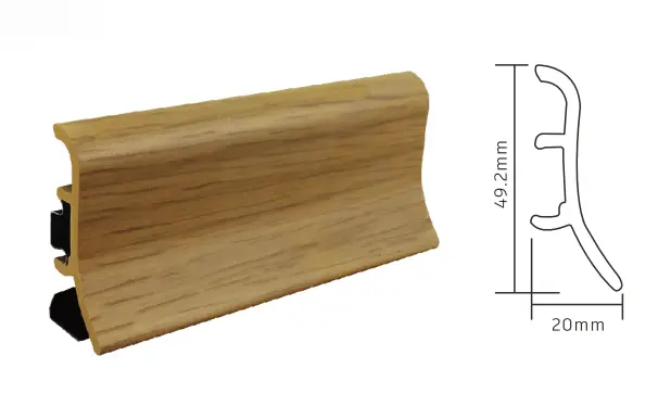 Model:JH-50 Foamed PVC Skirting Board