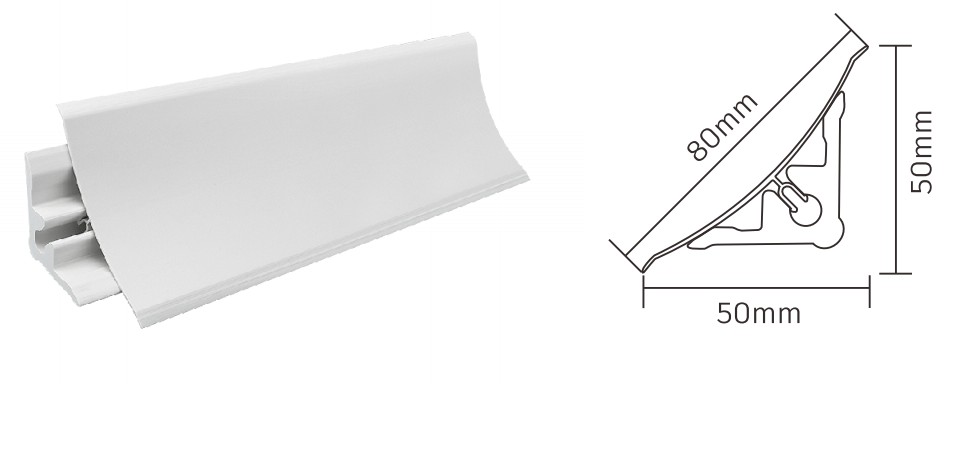 Model:JH-CM80 Hard pvc Skirting Board