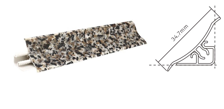 Model:JH-KLA Hard pvc Skirting Board