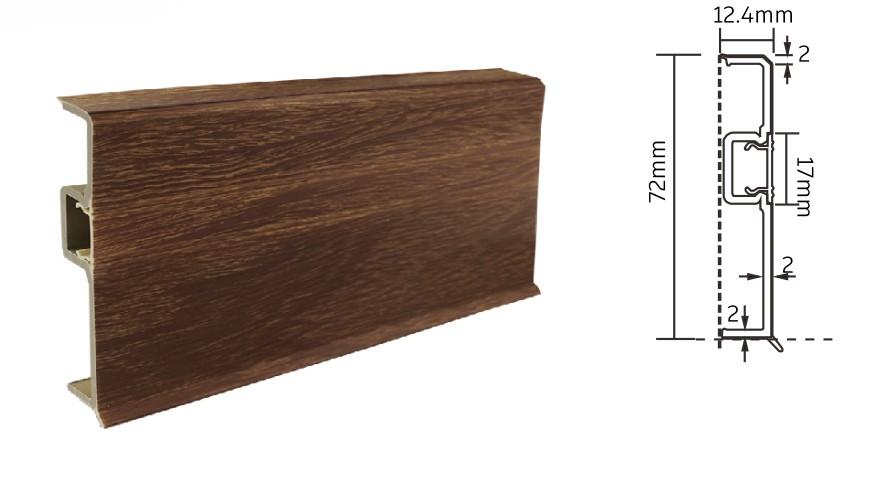 Model:JH-P72 Hard pvc Skirting Board