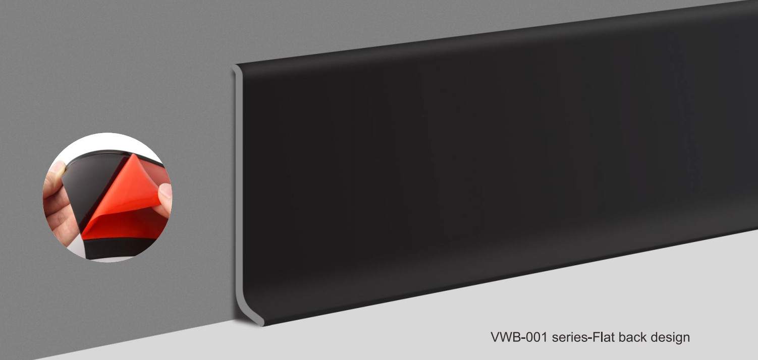 Model:VWB-series-flat-back Soft Wall Base