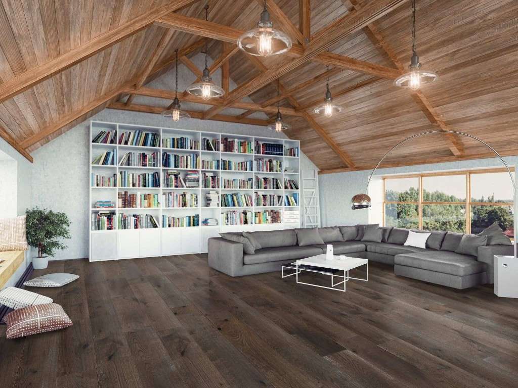 Jiahe Flooring - JH-SPC inside Sunlit Reading Lounge