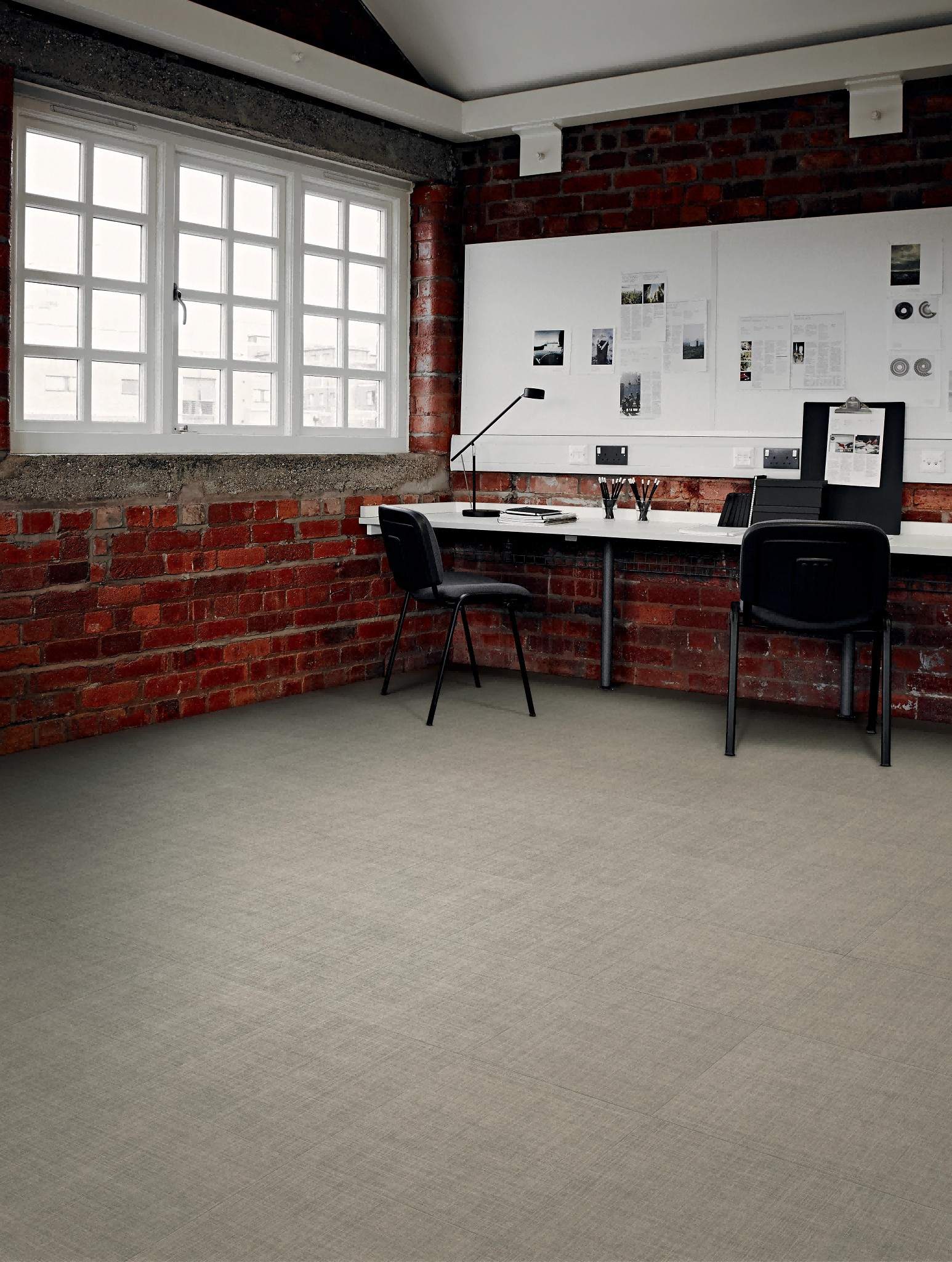 Jiahe Decoration - Commercial JH-LVT in Industrial Loft Media Room
