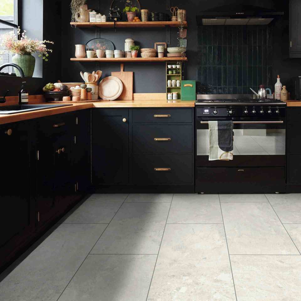 Jiahe Decoration - Rigid Core JH-SPC inside Nordic Open Concept Kitchen