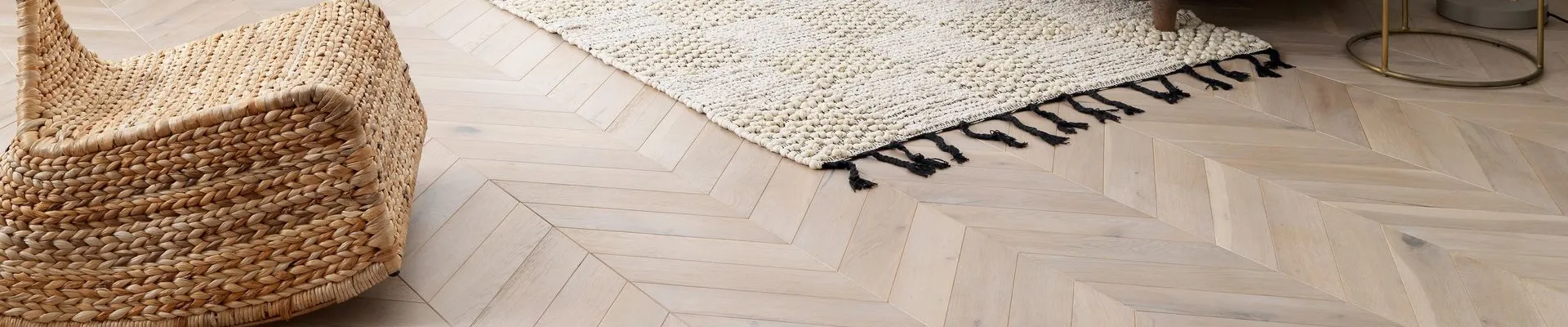 chevron spc flooring Installation Scene