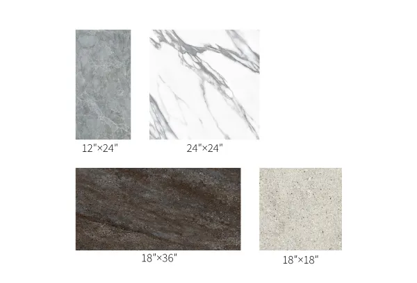Architectural Vinyl Tiles (LVT) Dimensions