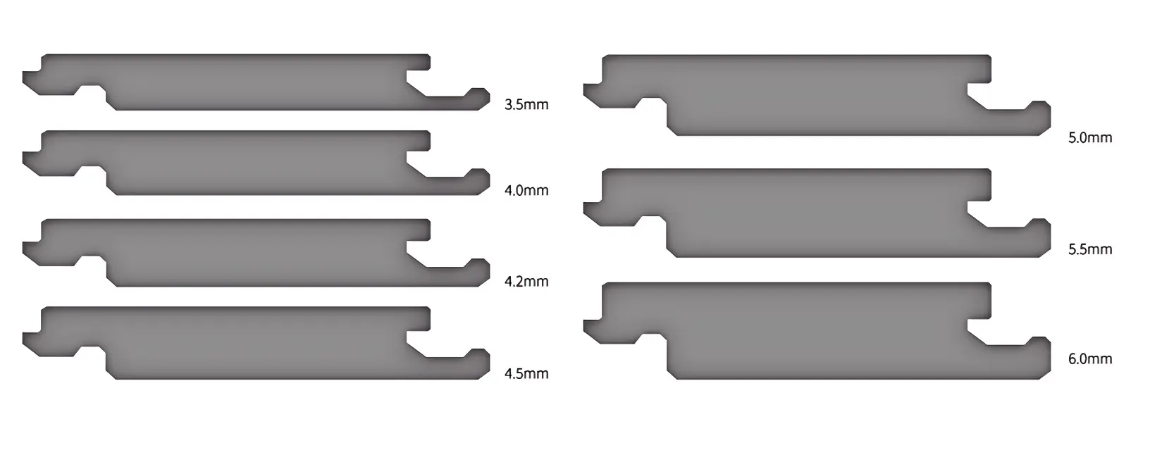 What thickness of SPC Flooring can we provide